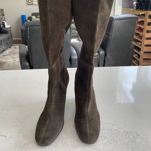 Falchi by Carlos Falchi, size 5, dark green boots